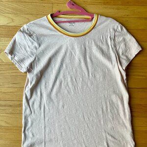 Madewell Womens' Tee Cream / Rainbow Size M